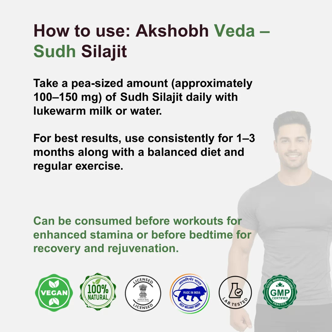 Akshobhshila (Shuddha Shilajit)