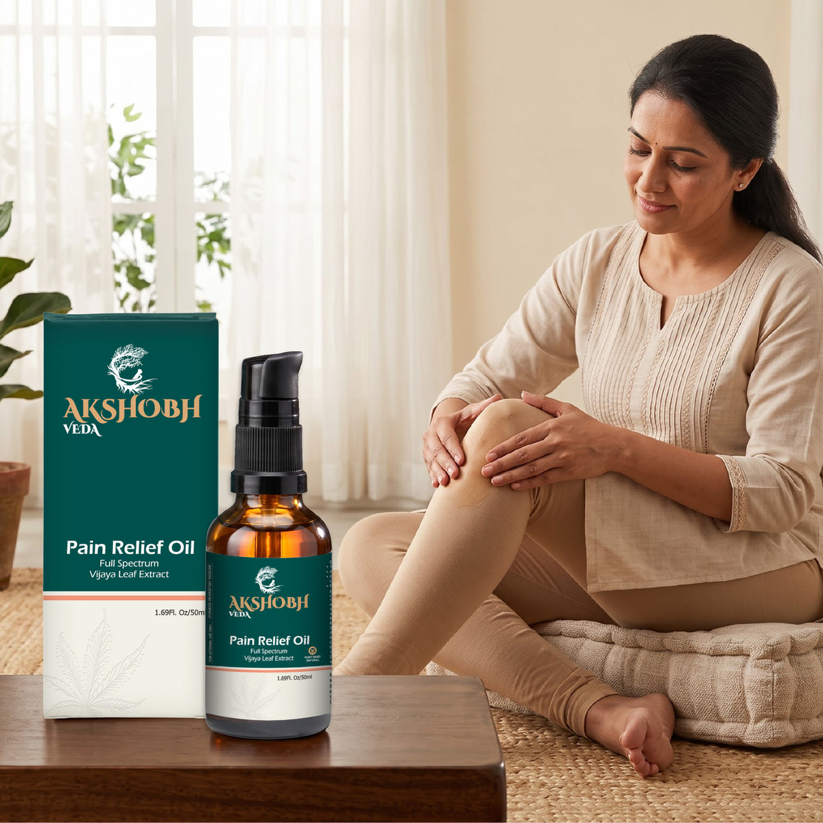 Akshobhveda Pain Relief Oil (6%) (Trial Pack)