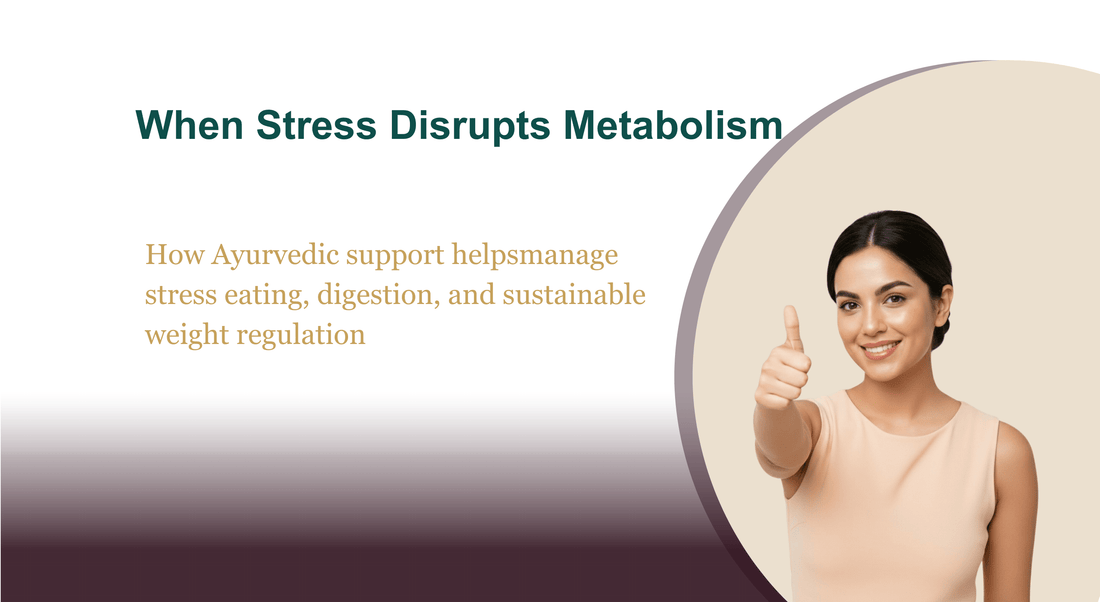 The Silent Metabolic Crisis: How an Ayurvedic Weight Loss Powder Addresses Stress Eating and Slow Metabolism