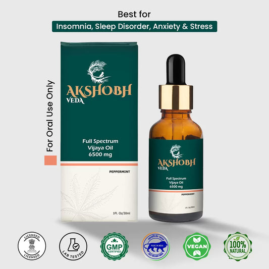 Full Spectrum Vijaya Oil(Oral Drops)(6500 MG)