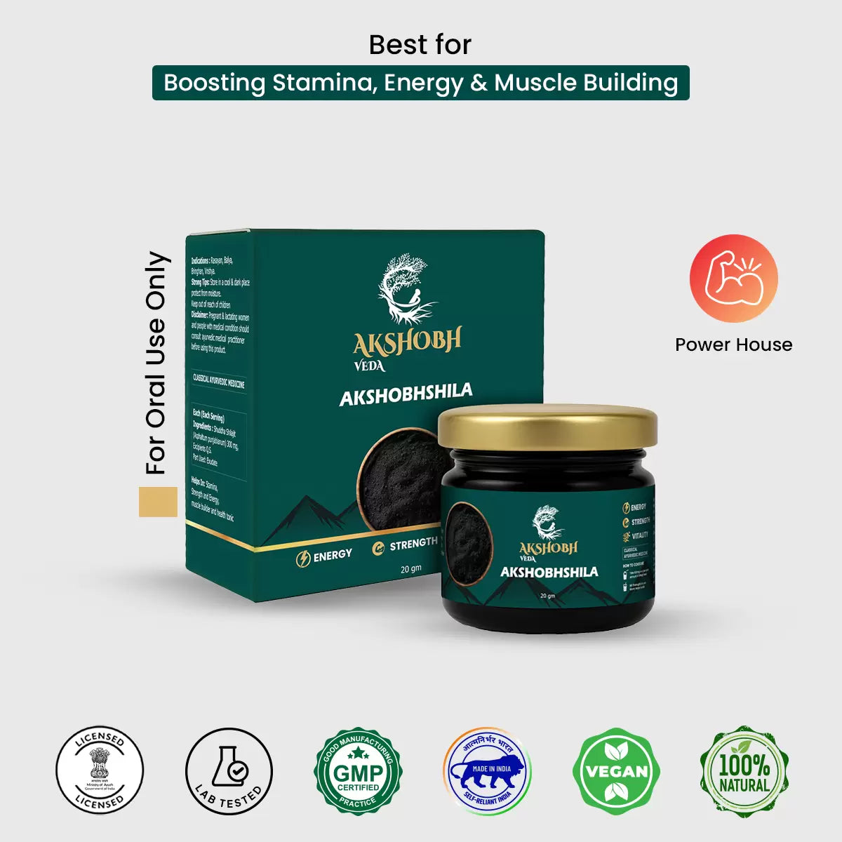 Akshobhshila (Shuddha Shilajit)