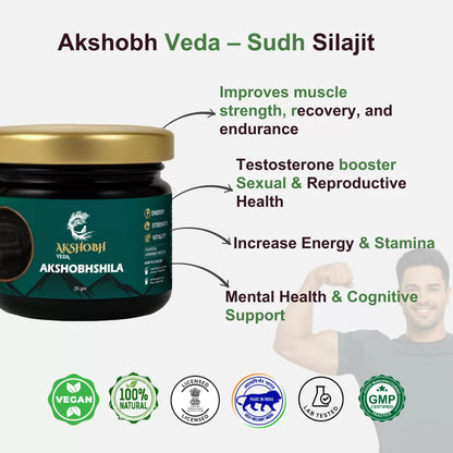Akshobhshila (Shuddha Shilajit)