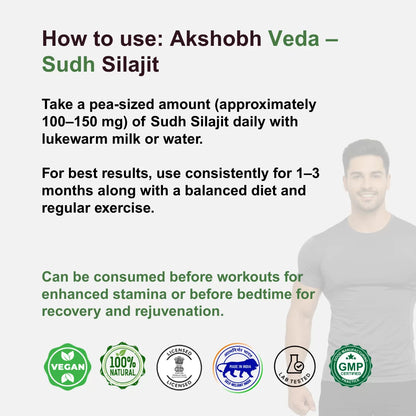 Akshobhshila (Shuddha Shilajit)
