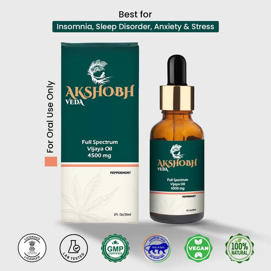 Full Spectrum Vijaya Oil(Oral Drops)(4500 MG)