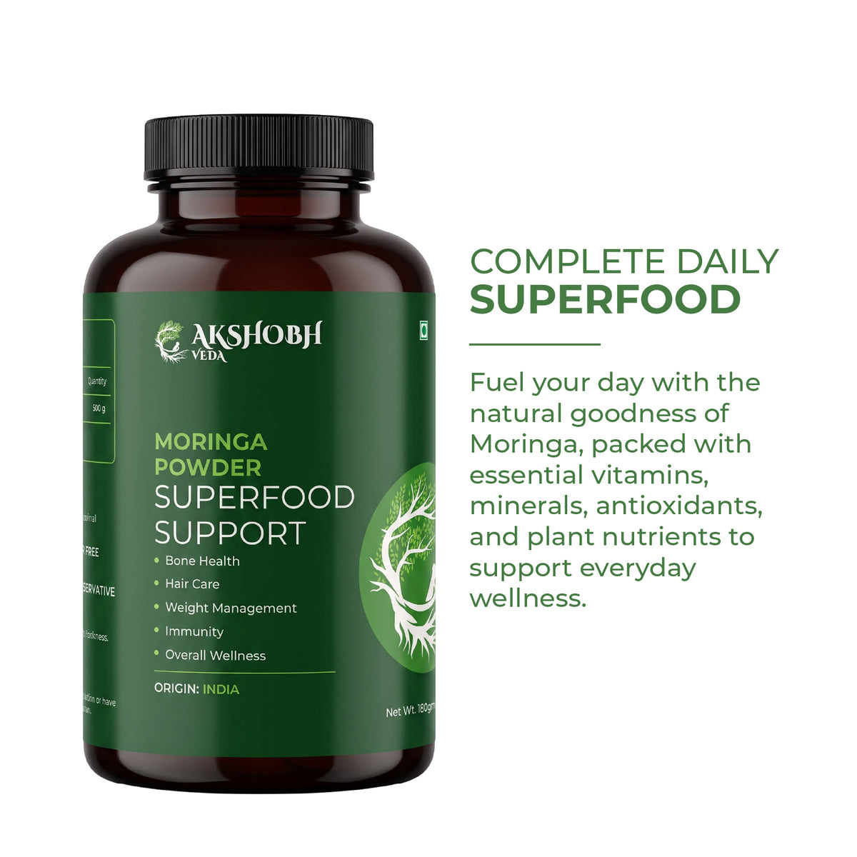Akshobh Veda Moringa Powder