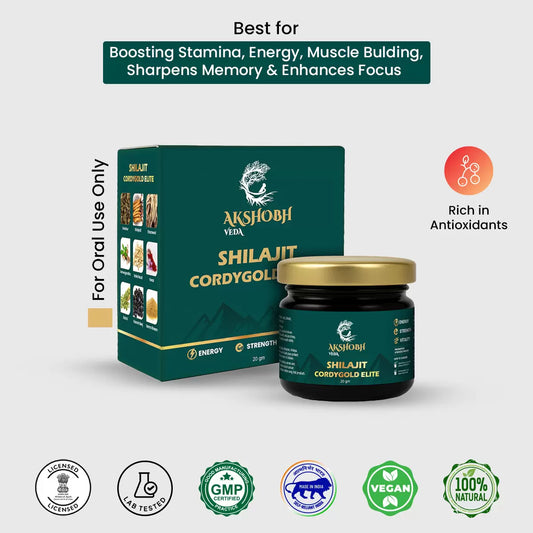 Shilajit Cordy Gold Elite