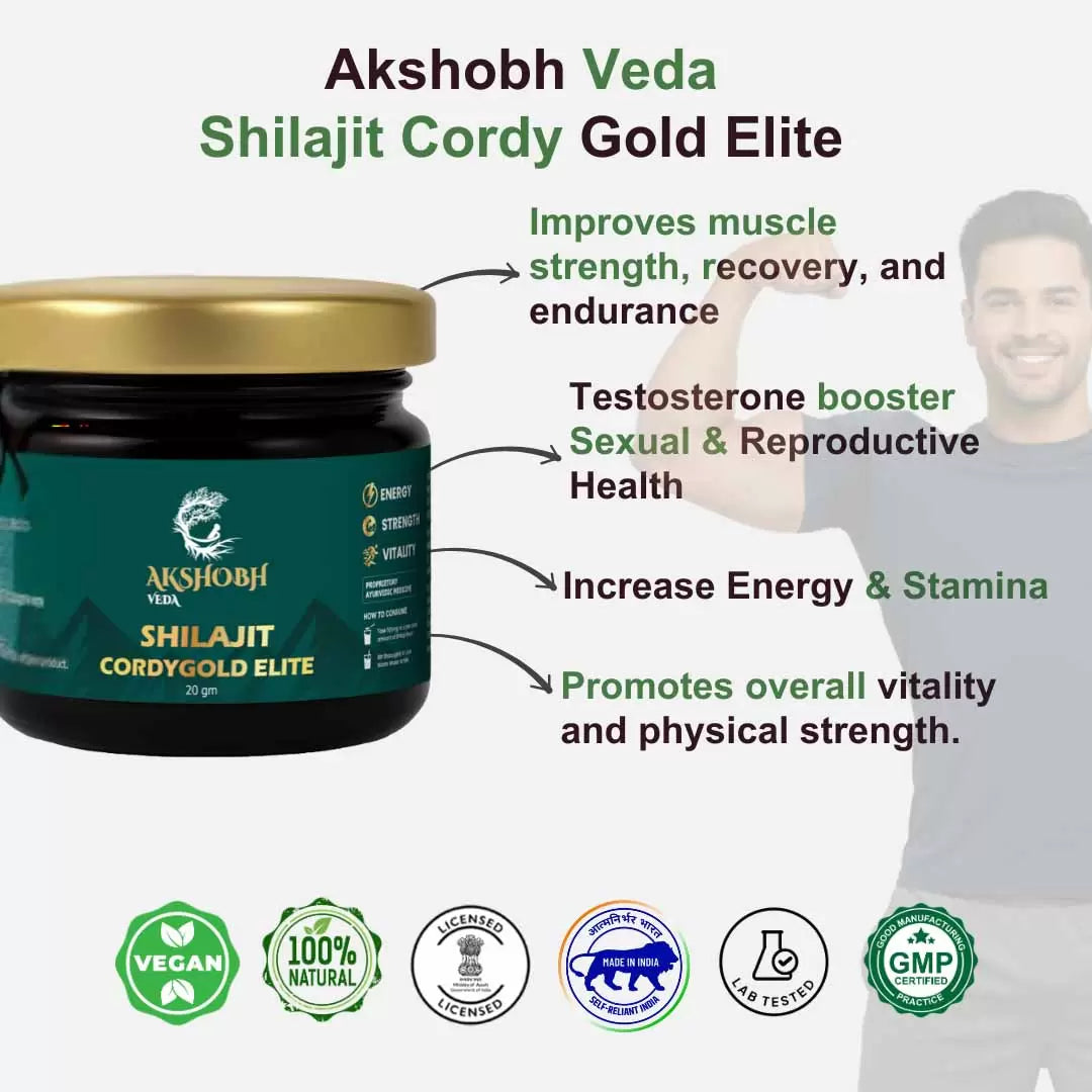 Shilajit Cordy Gold Elite