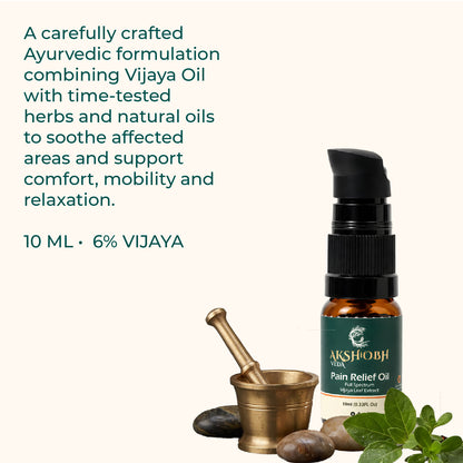 Akshobhveda Pain Relief Oil (6%) (Trial Pack)