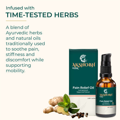 Akshobhveda Pain Relief Oil (6%) (Trial Pack)
