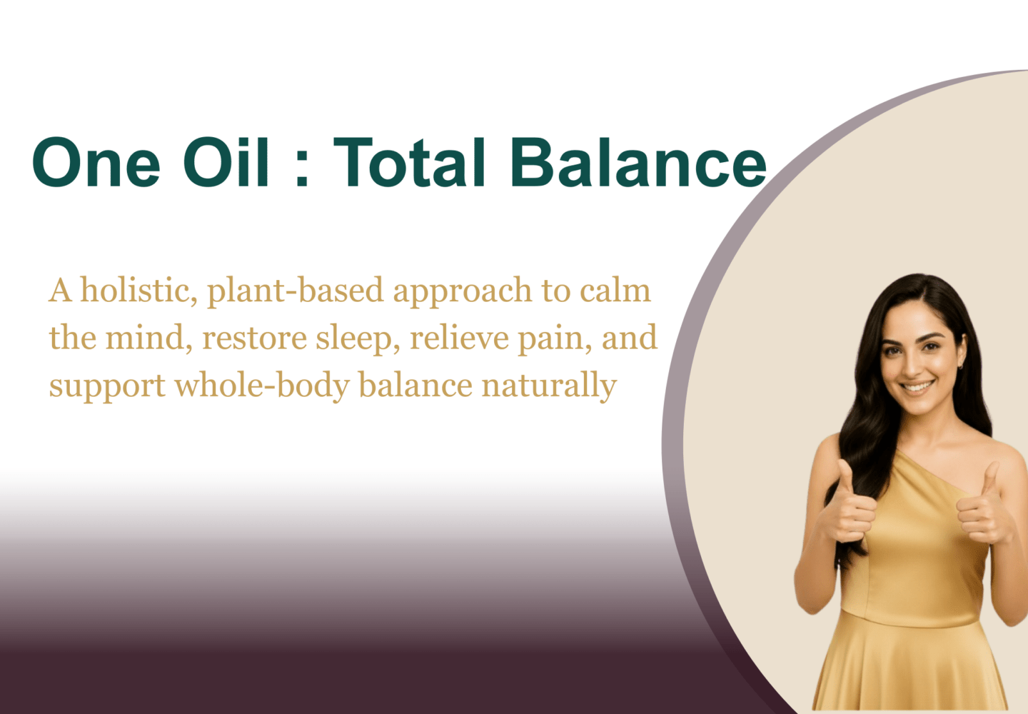 Holistic wellness concept illustrating mind body sleep balance supported by Akshobh Veda Vijaya Oil