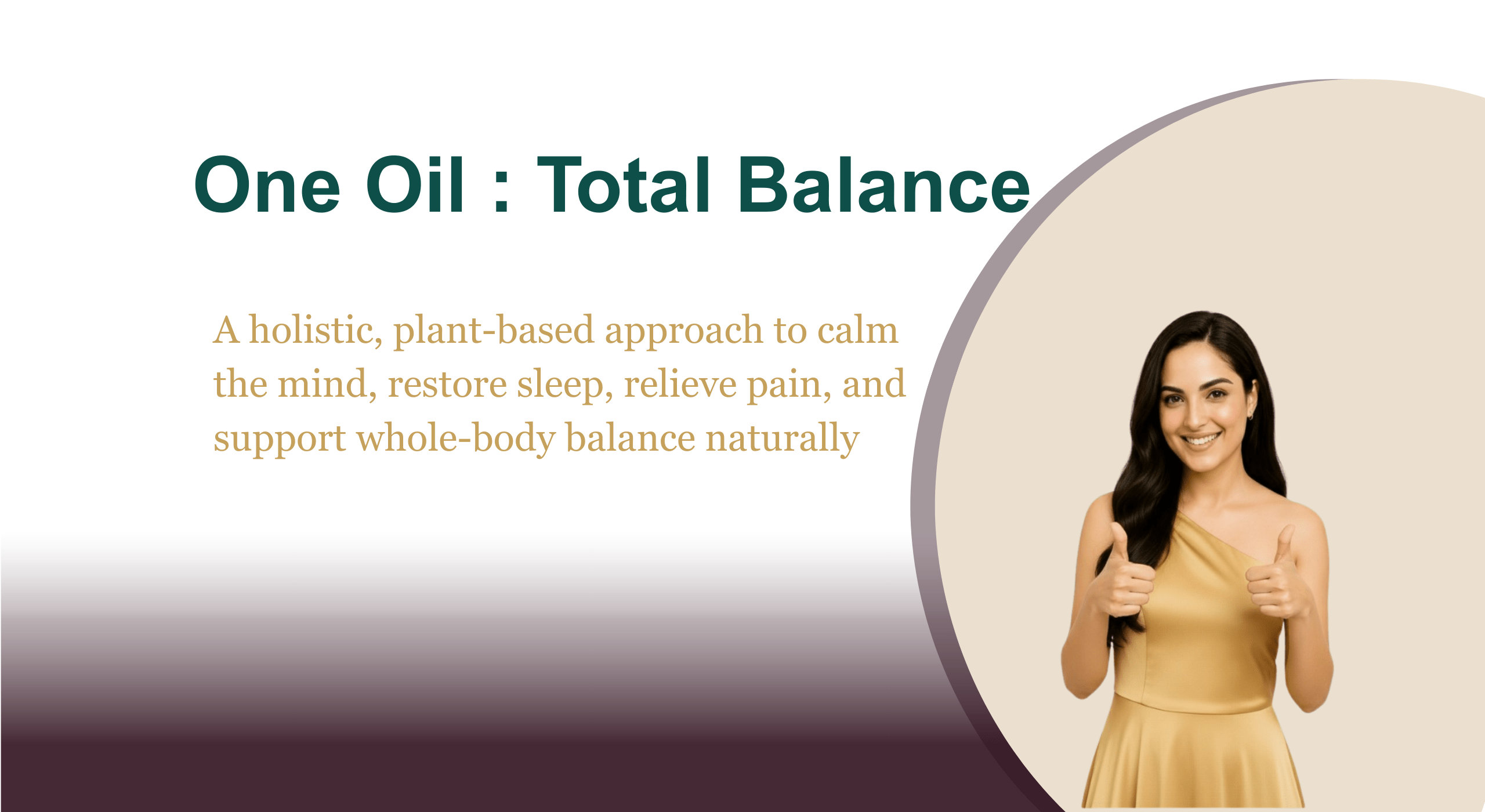 Holistic wellness concept illustrating mind body sleep balance supported by Akshobh Veda Vijaya Oil
